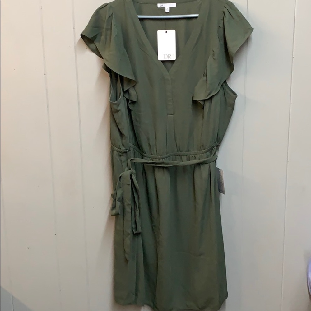 DR2 Olive Green Dress 3XL (fit like a 2XL)